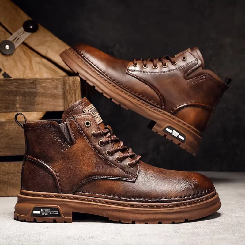 Men's Leather Ankle Boots