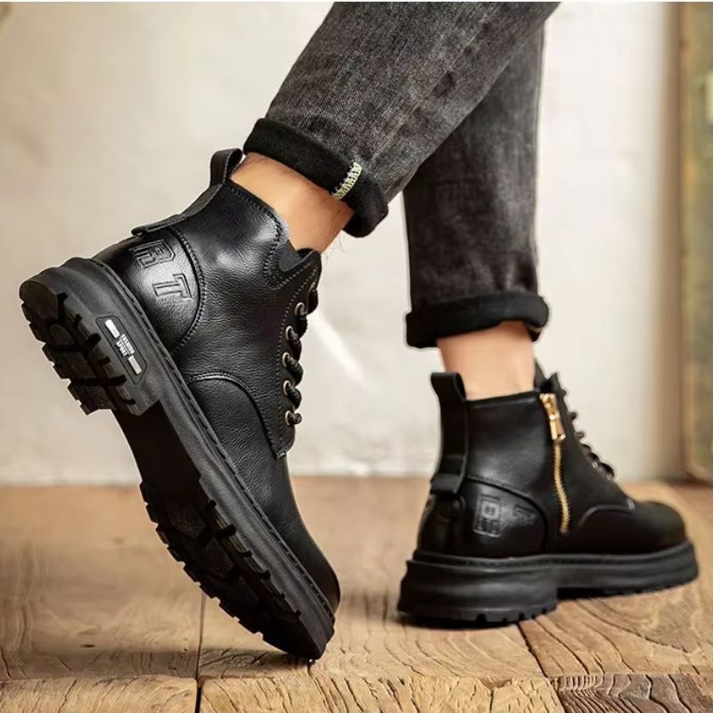 Men's Leather Ankle Boots