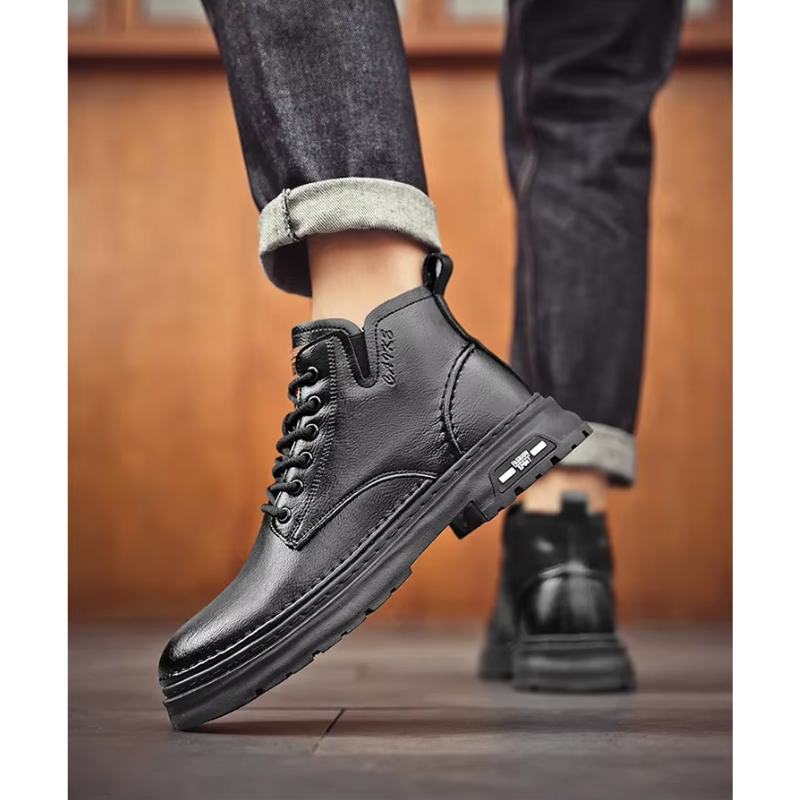 Men's Leather Ankle Boots