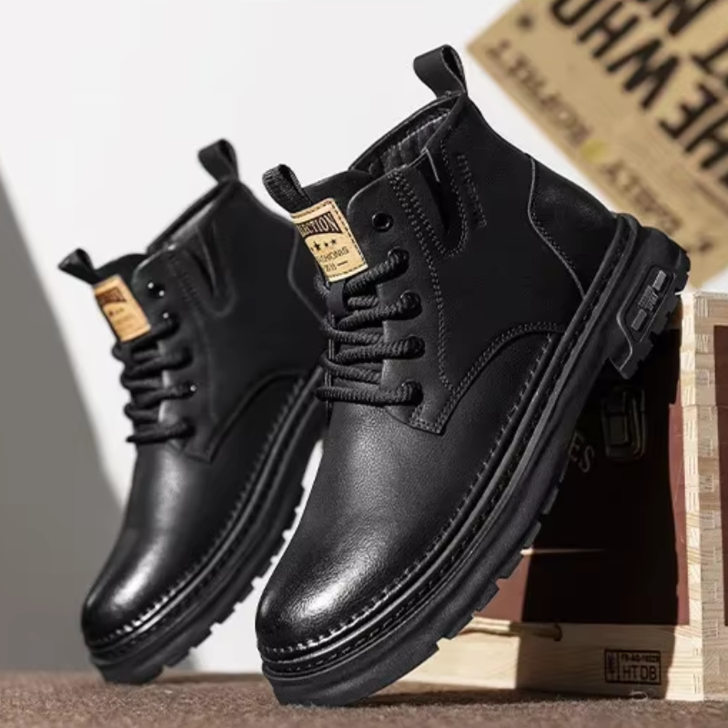 Men's Leather Ankle Boots