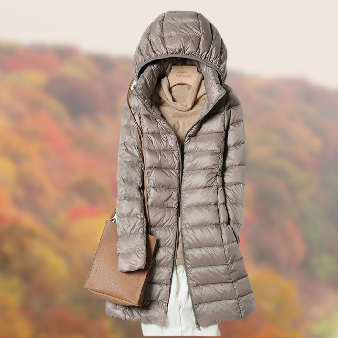 Women's Long Sleeve Hooded Rain Jacket