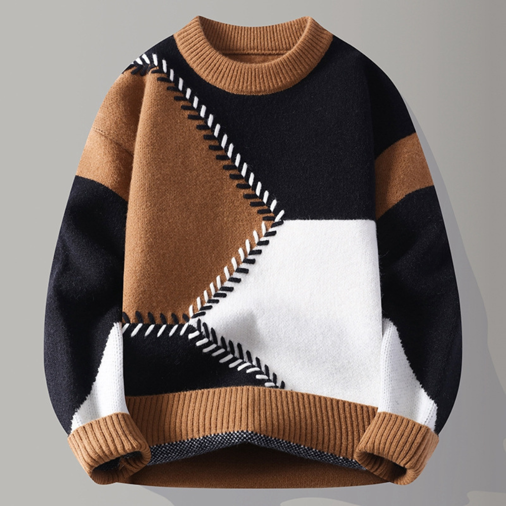 Axis Ribbed Knit Sweater