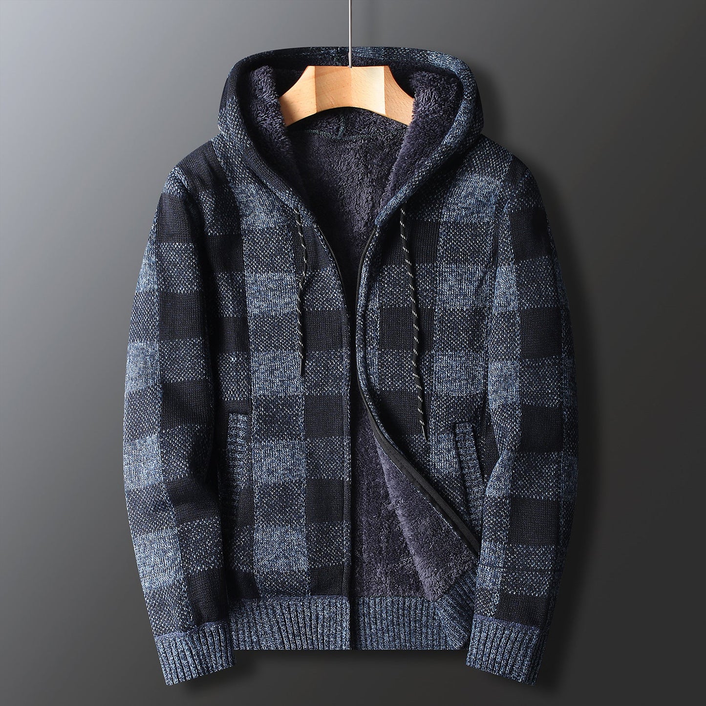 Ernest Plaid Wool Hoodie