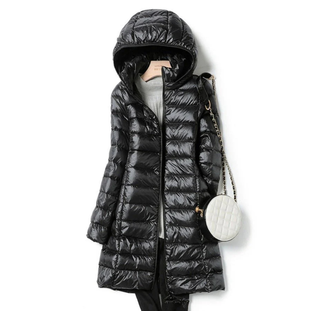 Women's Hooded Puffer Jacket for Cozy Winter Wear
