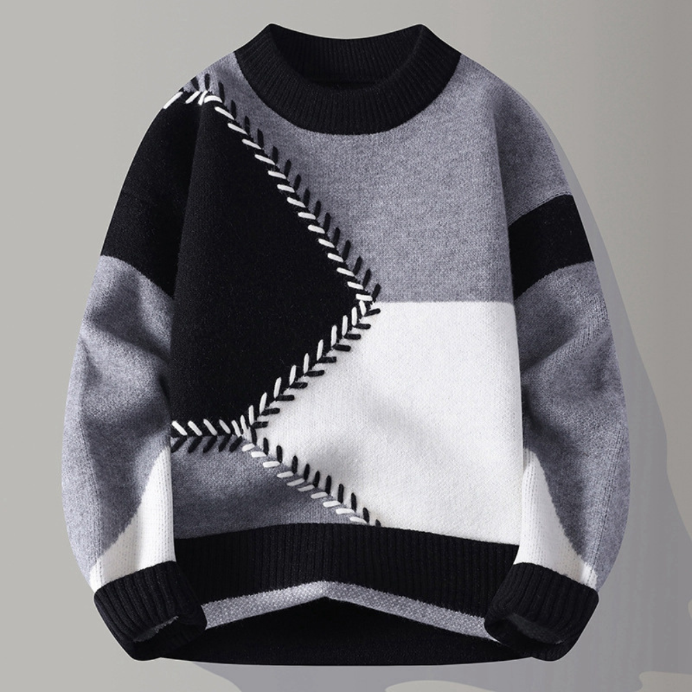 Axis Ribbed Knit Sweater