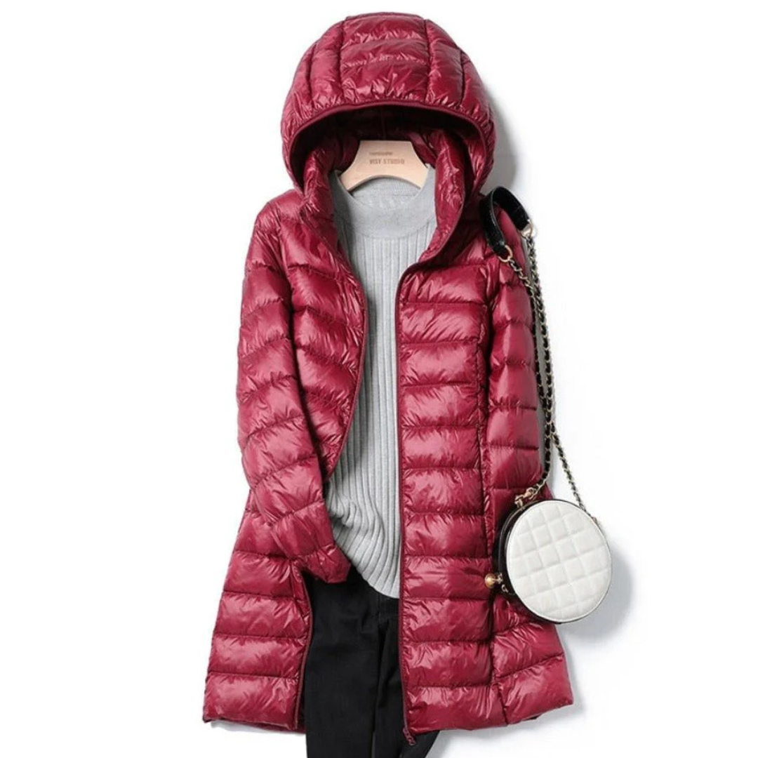 Women's Hooded Puffer Jacket for Cozy Winter Wear