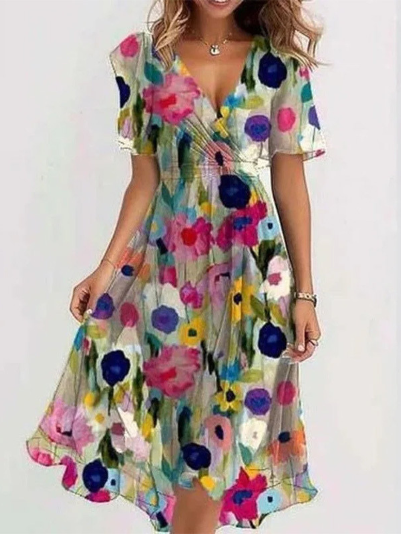 LIANNE | CASUAL BOHO GRADIENT DRESS