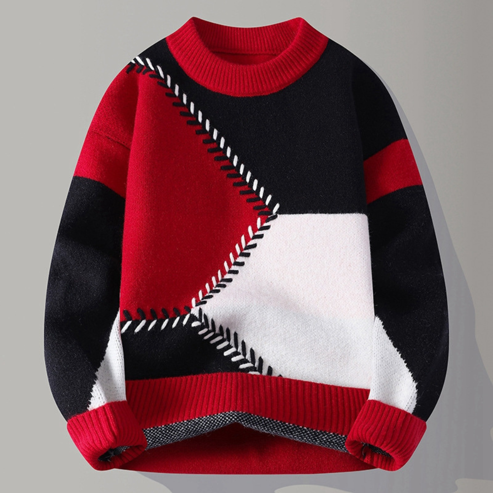 Axis Ribbed Knit Sweater