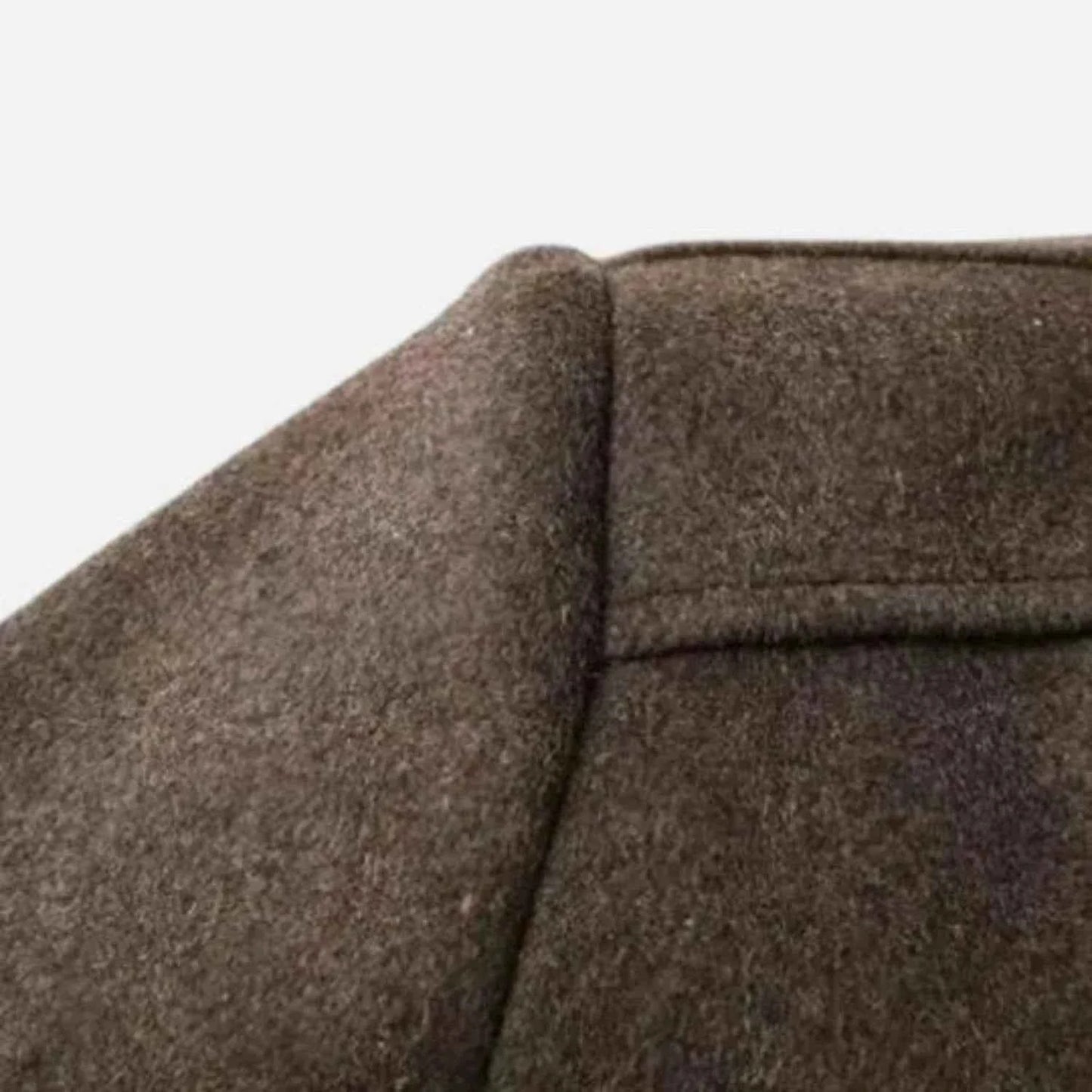Edward | Men's Mid-Length Stand Collar Overcoat