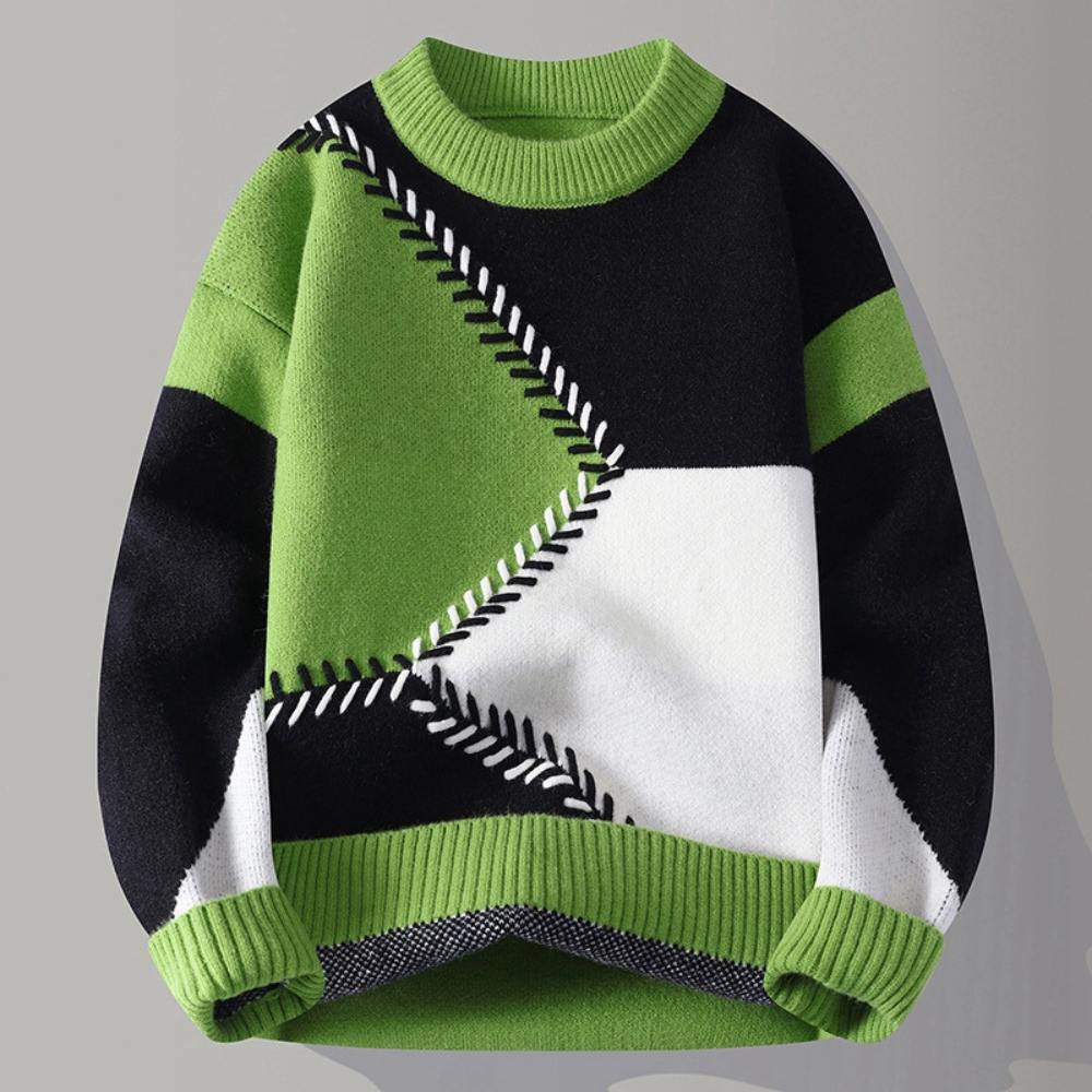 Axis Ribbed Knit Sweater