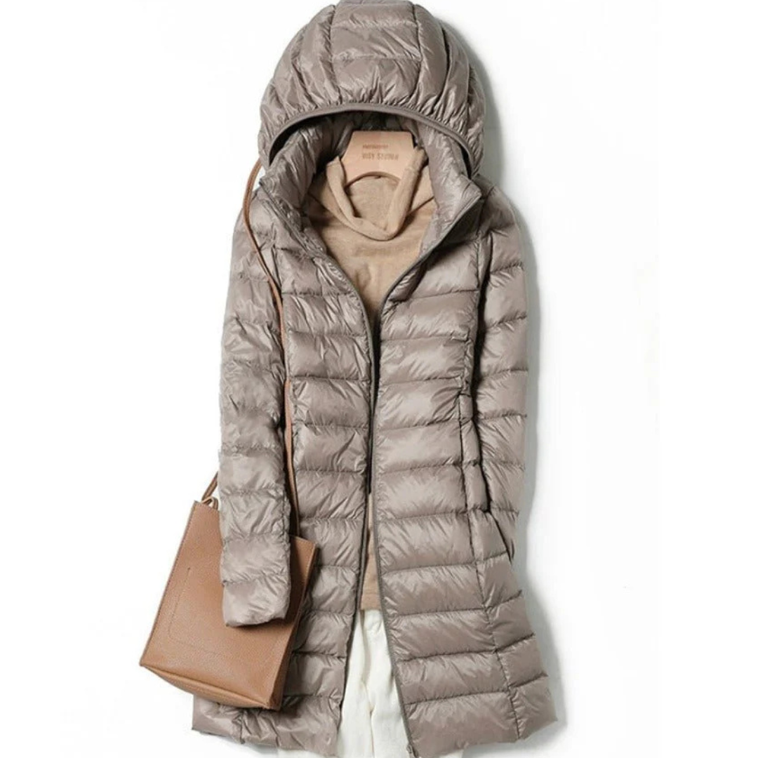 Women's Hooded Puffer Jacket for Cozy Winter Wear