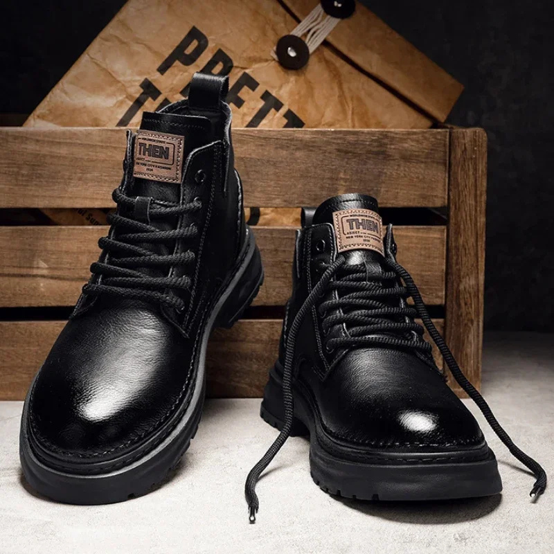 Men's Leather Ankle Boots