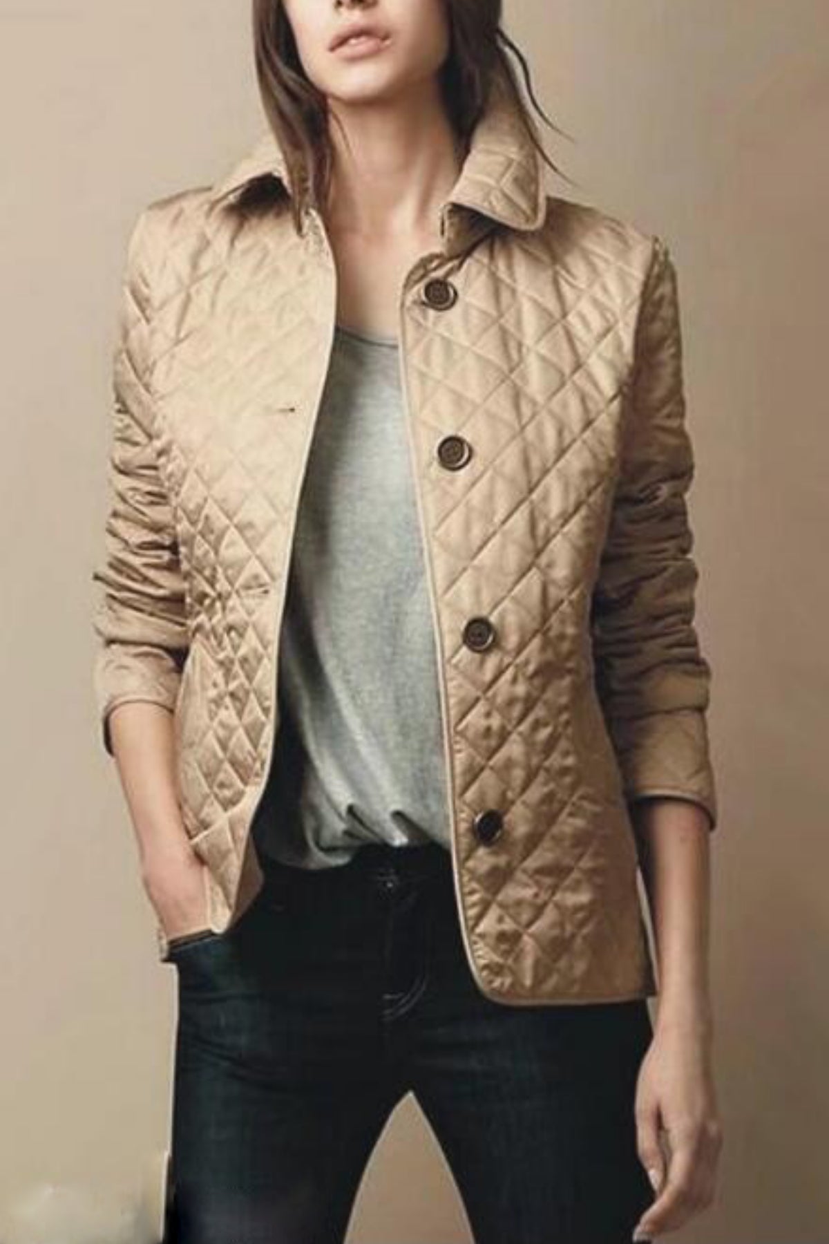 Kylee | Women's Casual Button-Down Puffer Jacket