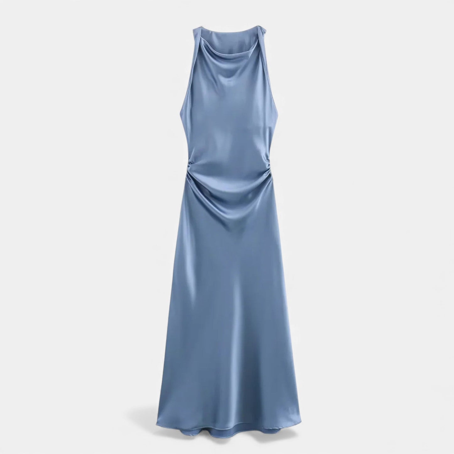 Women’s Satin Slip Midi Dress - Navenport