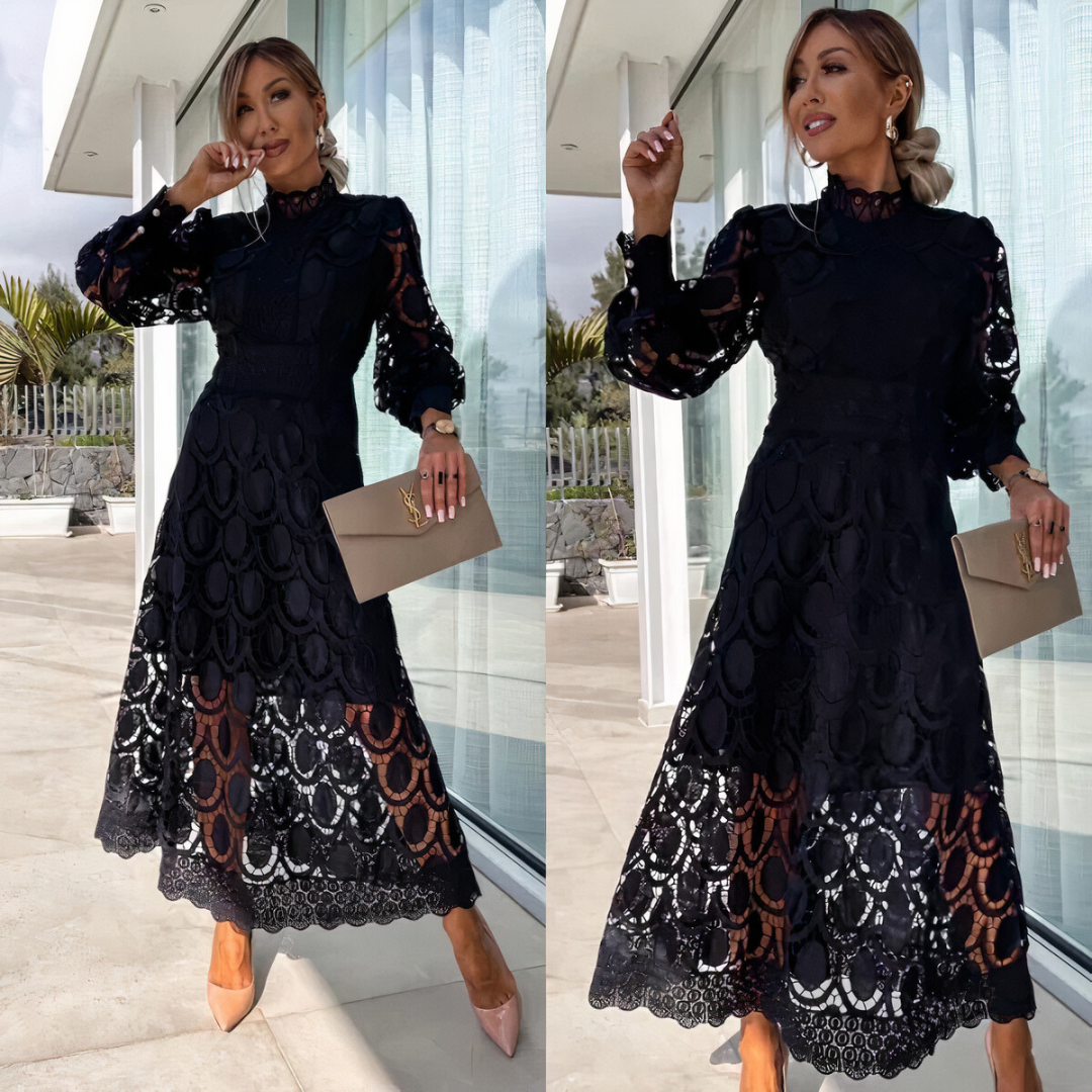 MELINA|Graceful Glow Dress