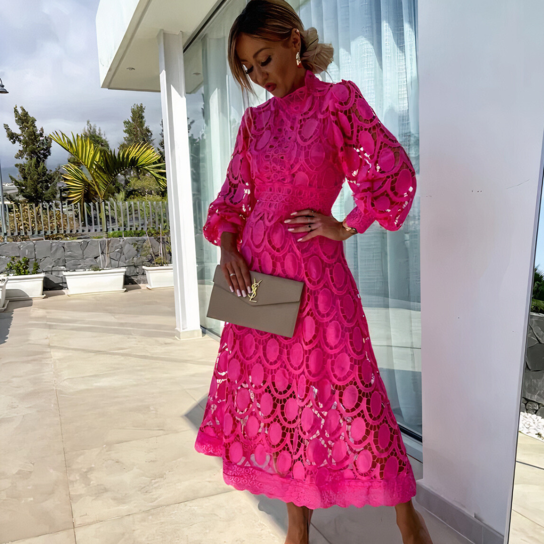 MELINA|Graceful Glow Dress