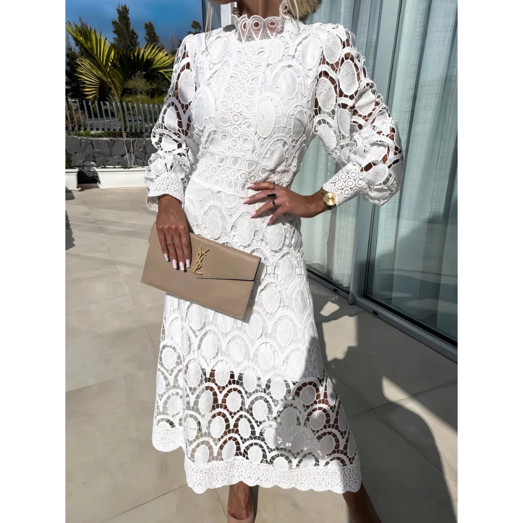 MELINA|Graceful Glow Dress