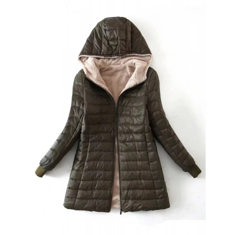 Women's Hooded Winter Fleece Jacket
