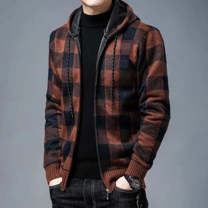 Ernest Plaid Wool Hoodie