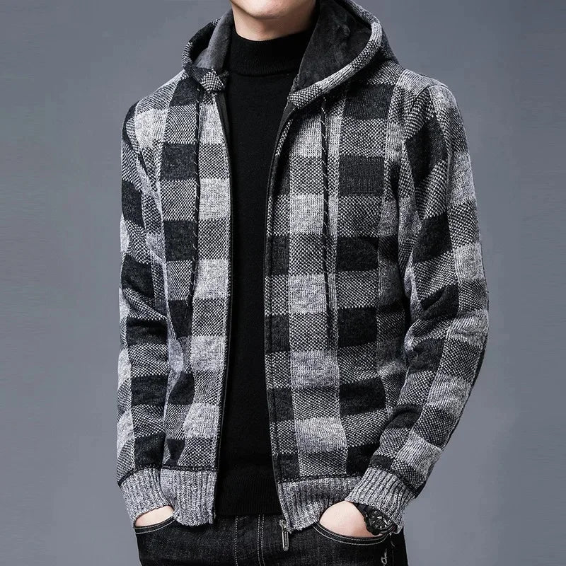 Ernest Plaid Wool Hoodie