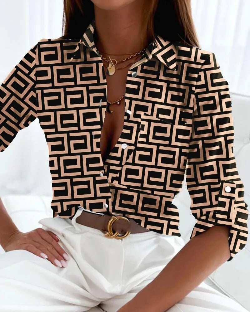 Freya | Elegant Blouse with Artistic Design