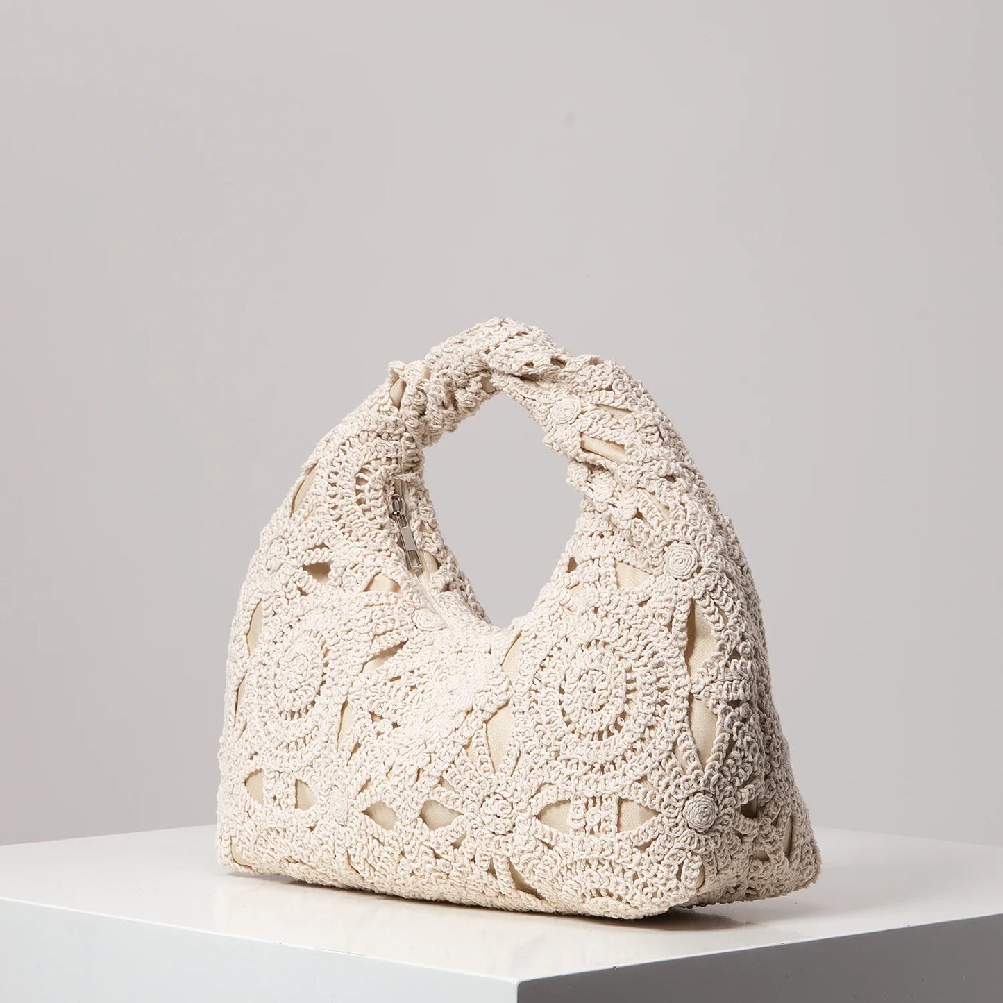 Amalfi Woven Crochet Tote