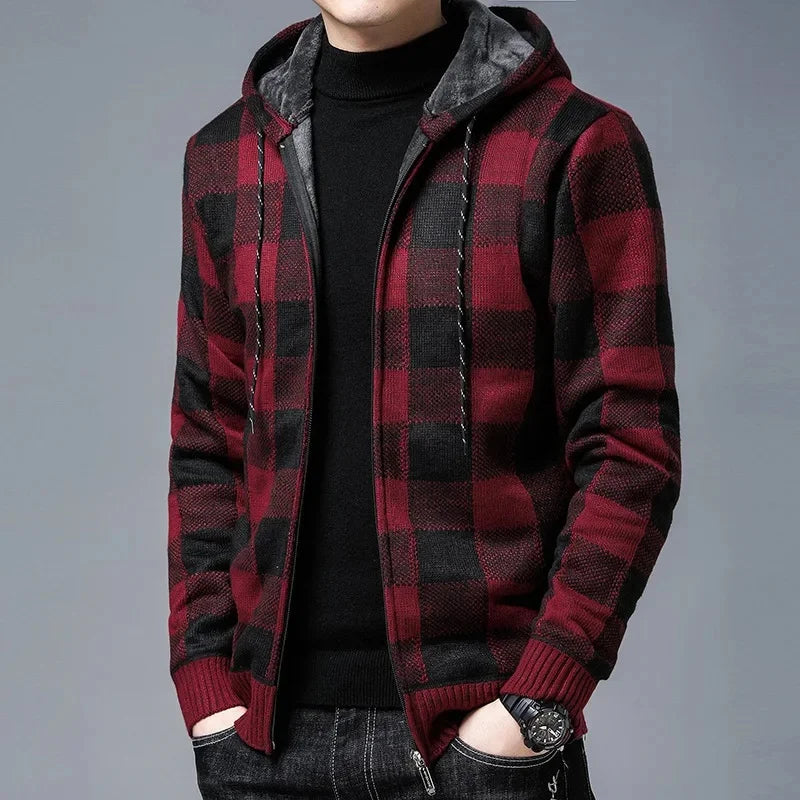 Ernest Plaid Wool Hoodie