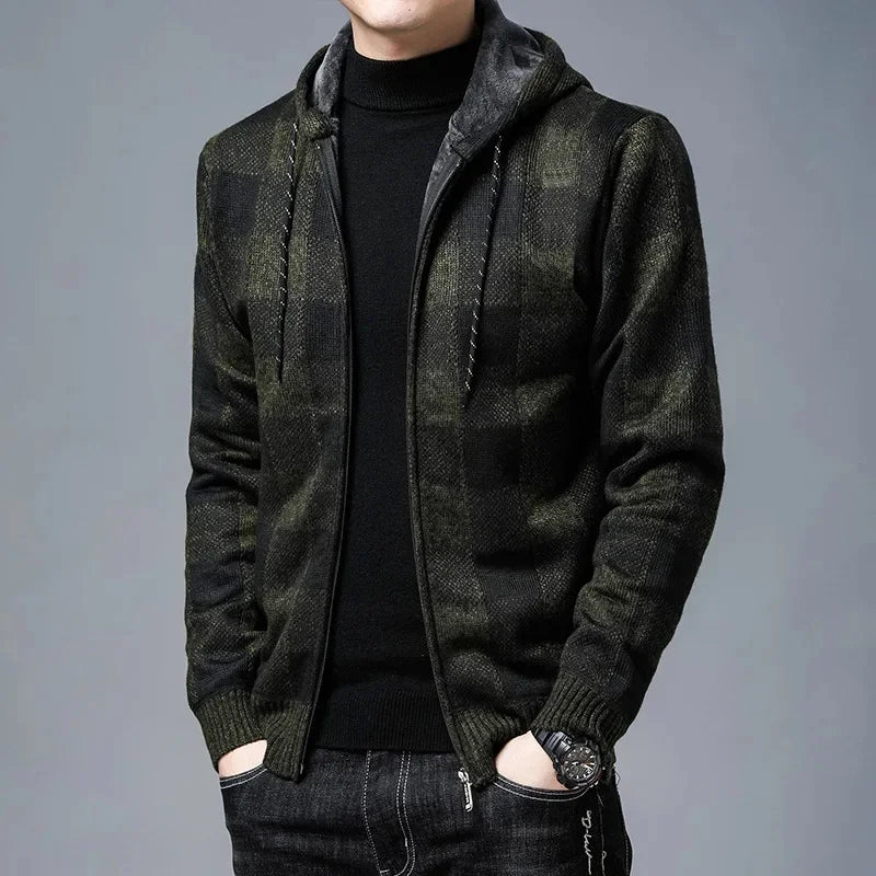 Ernest Plaid Wool Hoodie