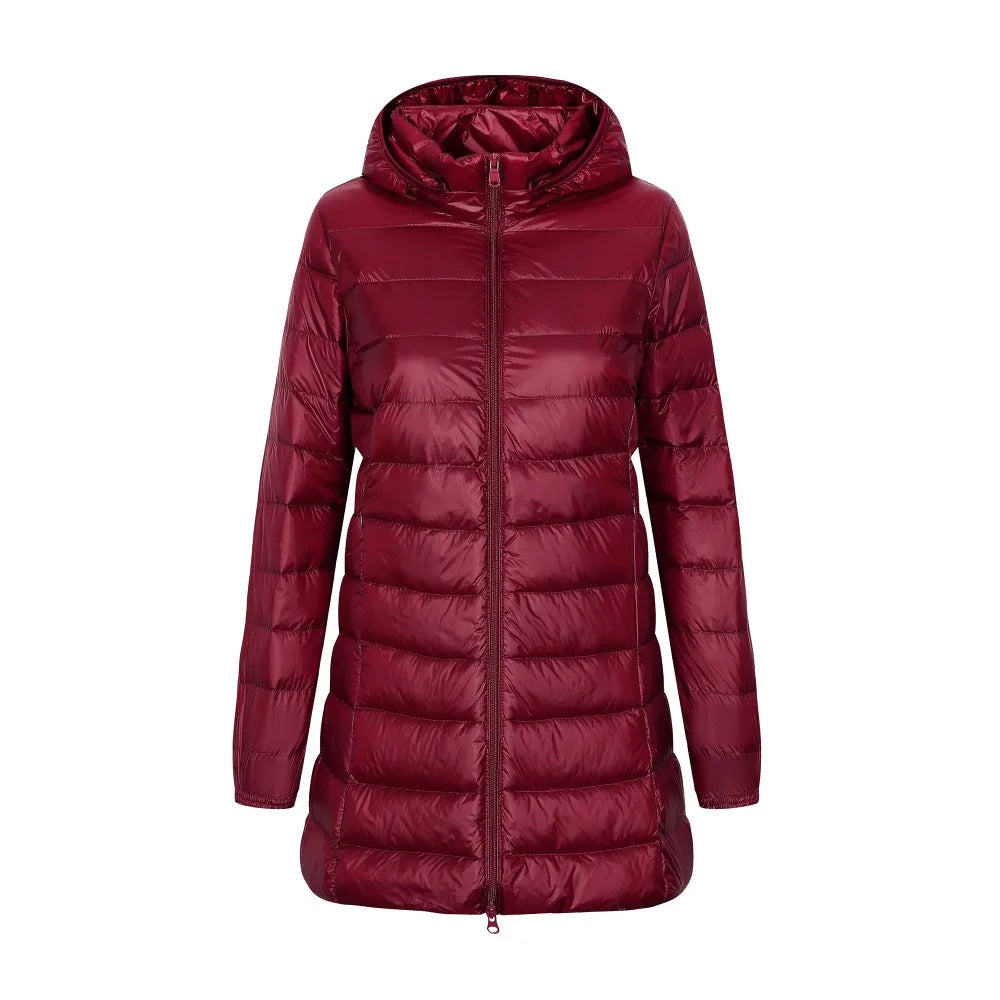 Women's Hooded Winter Down Jacket