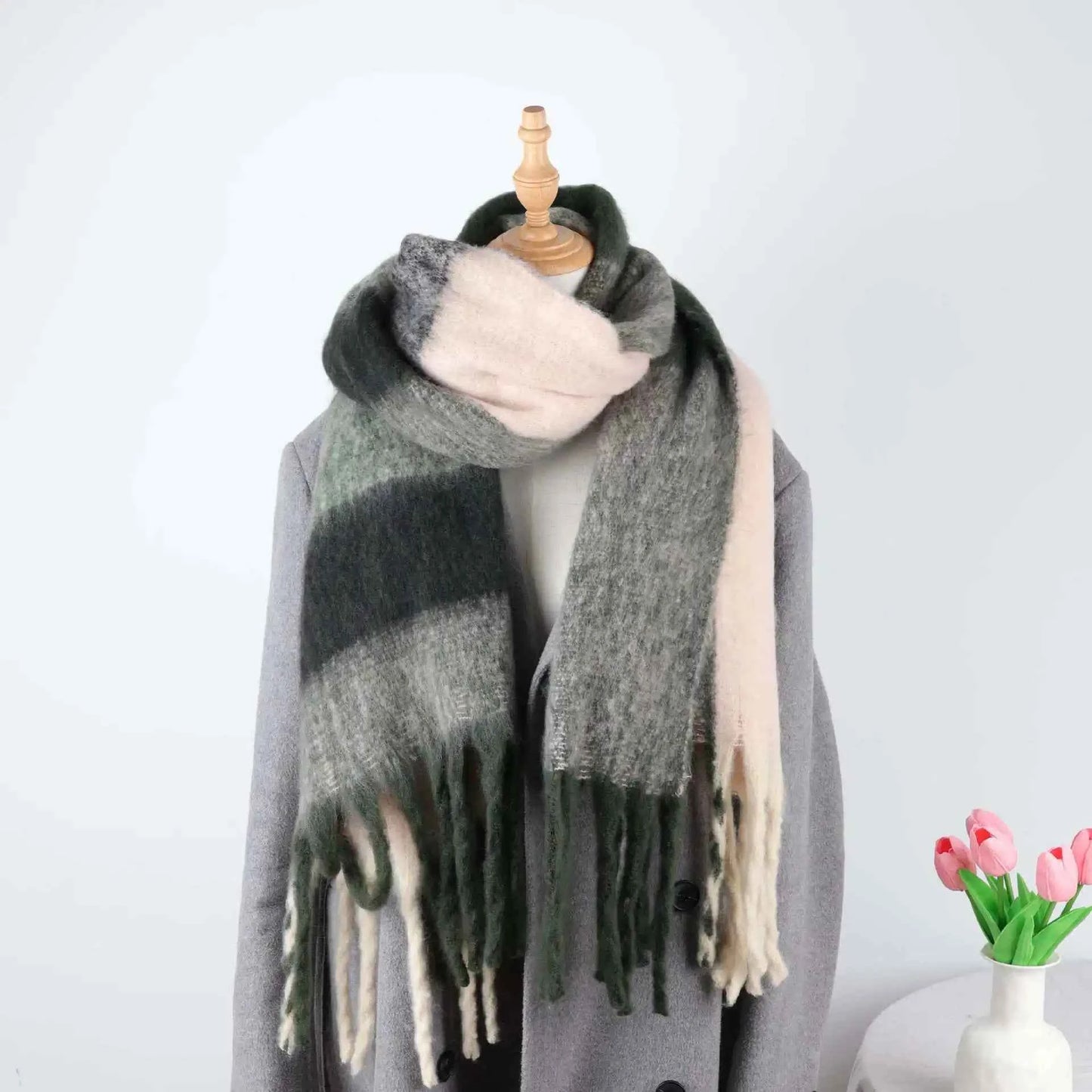 Cozy Women's Knitted Winter Scarf