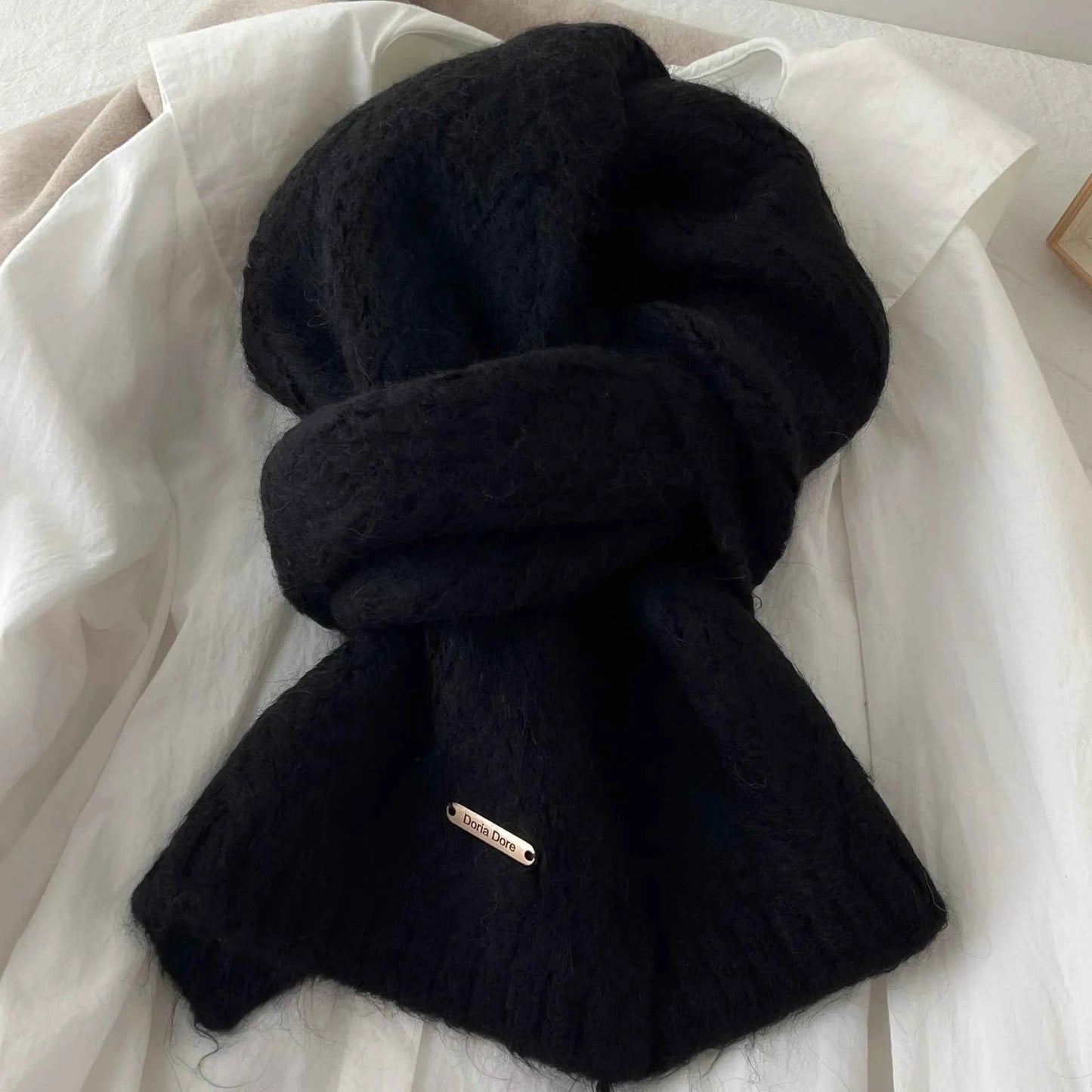 Women's Alpaca Wool Knitted Scarf