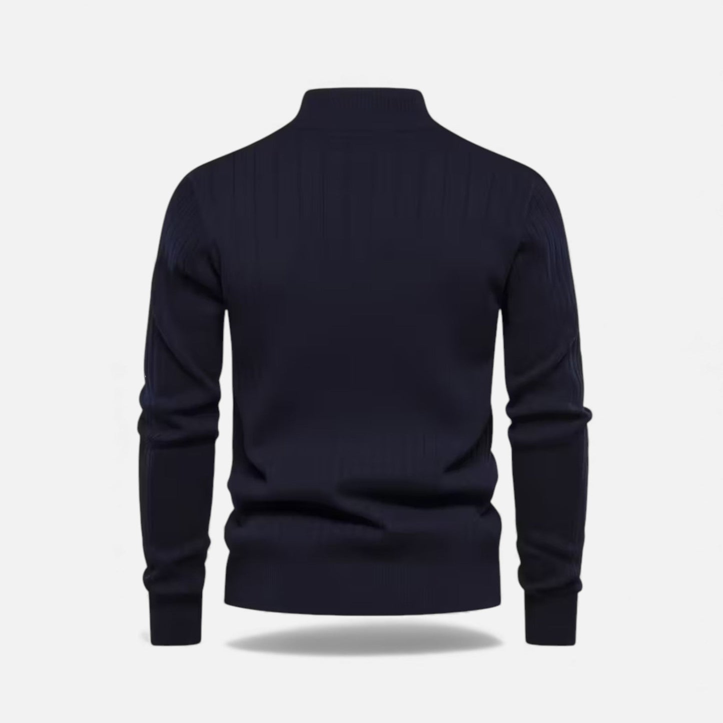 Men's Cozy Knitted Half-Zip Sweater - Navenport