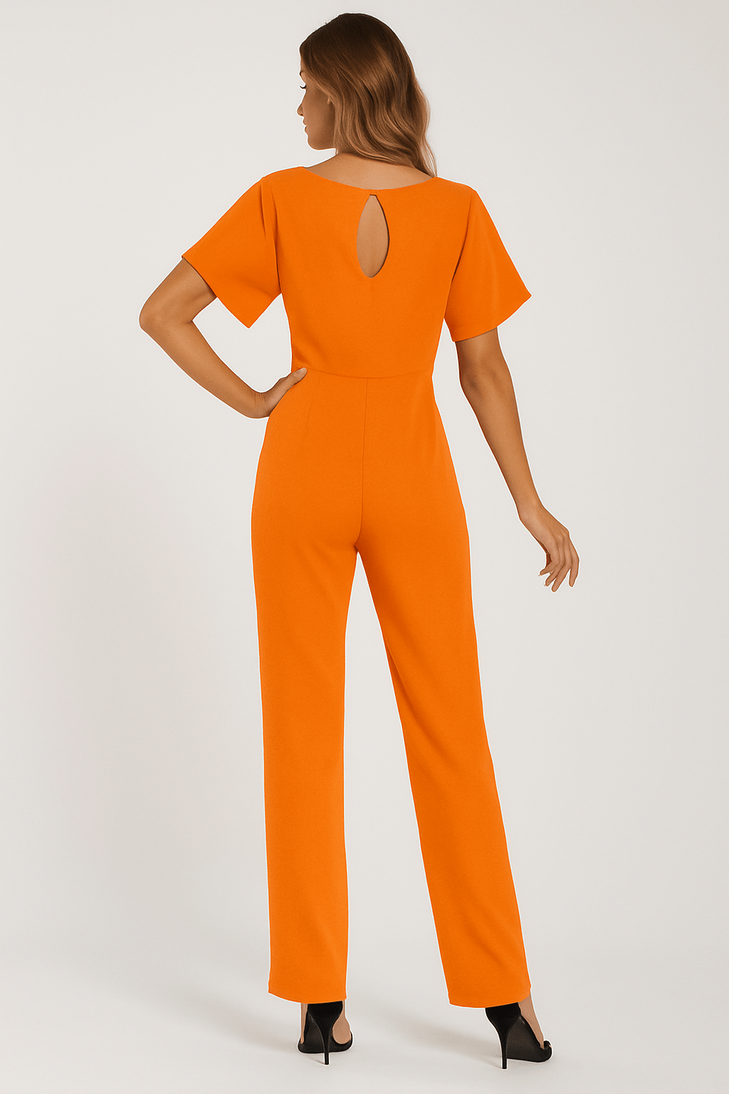 Elva Tie-Belt Jumpsuit