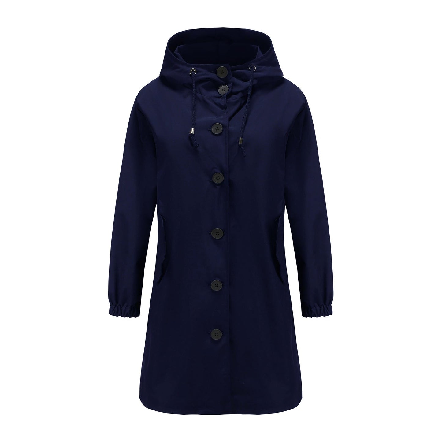 Women's Waterproof Rain Jacket - Hooded Lightweight Windbreaker - Outdoor Casual Wear