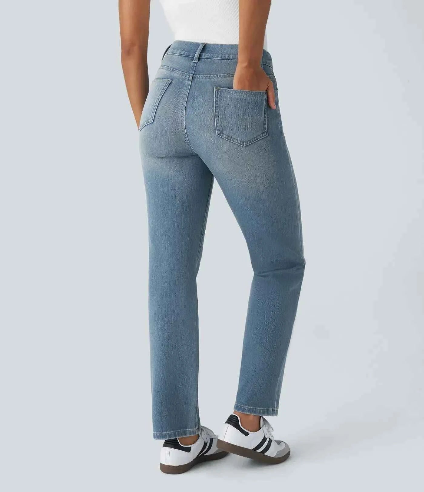 High-Waisted Stretch Jeans for Women