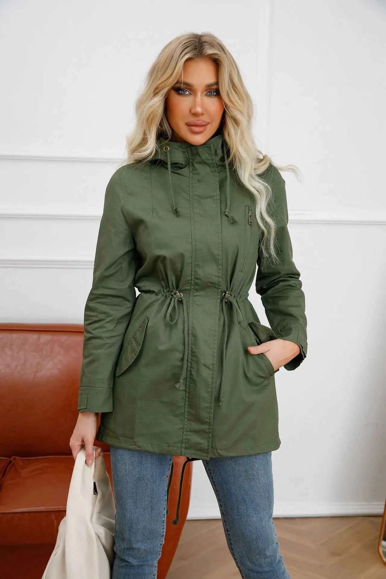 Hooded Parka Jacket for Women