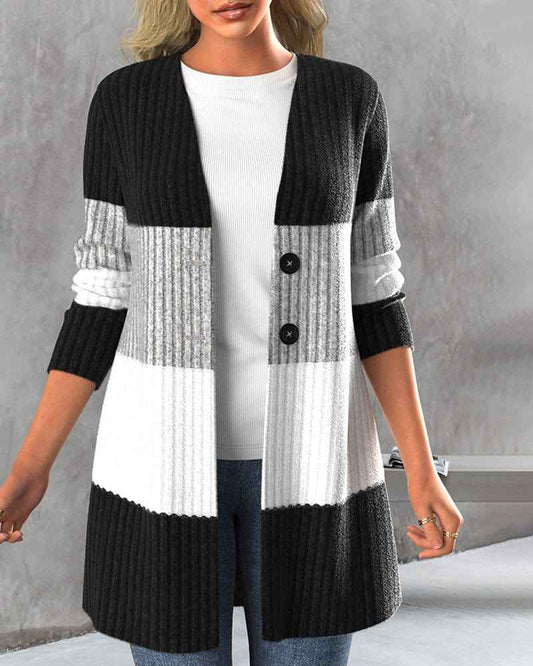 Scarlett - Chic Knitted Cardigan - Premium Quality - Perfect for Autumn and Winter