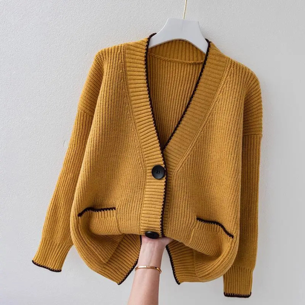 Cozy Knit Wool Cardigan