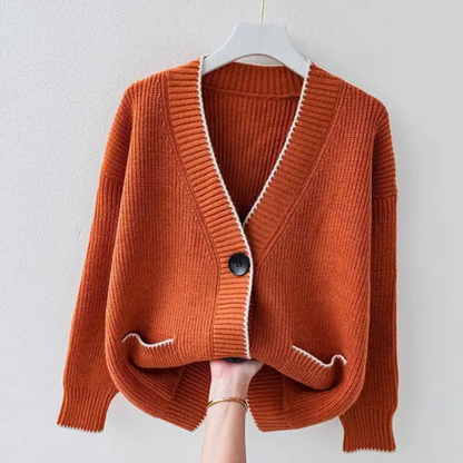 Cozy Knit Wool Cardigan