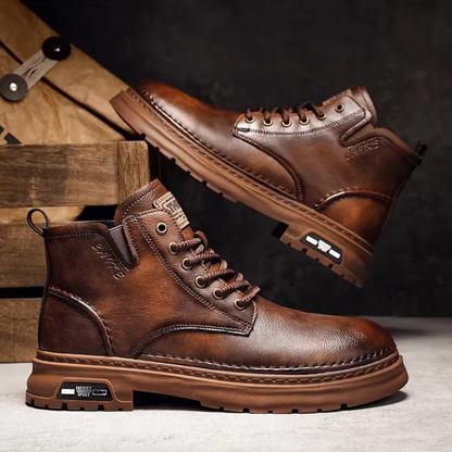 Men's Leather Ankle Boots