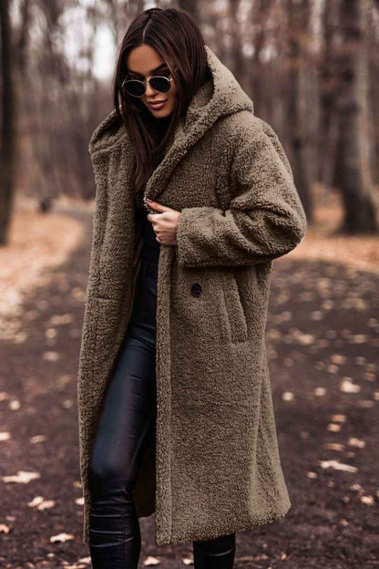Isabel Winter Wool Coat with Hood