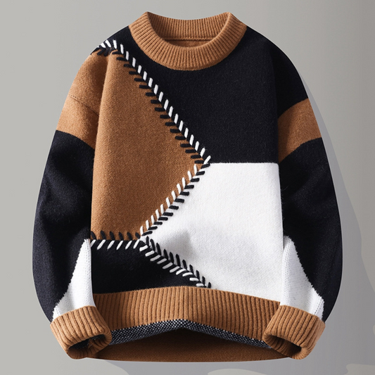 Axis Ribbed Knit Sweater
