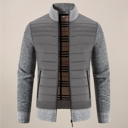 Men's Hybrid Fleece Jacket – Cozy Knit Design for Modern Style