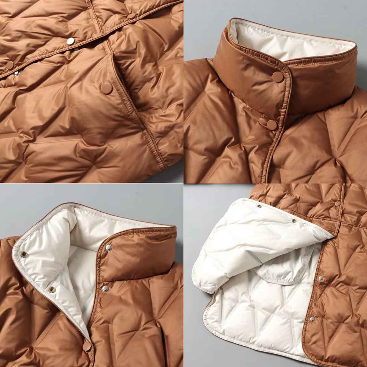 North's Quilted Down Jacket for Women - Ideal for Autumn and Winter
