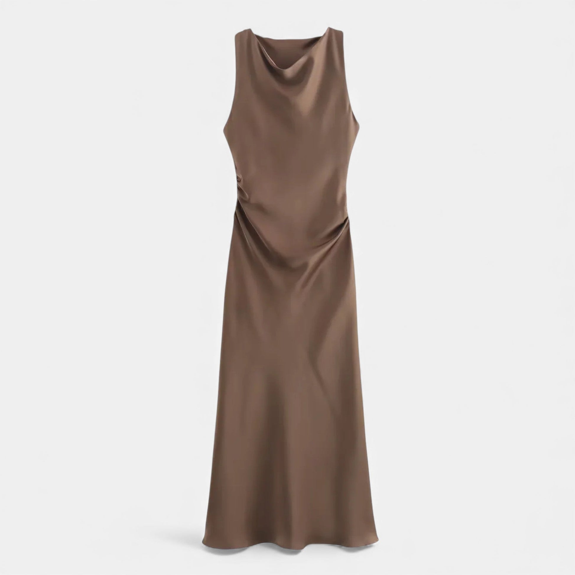 Women’s Satin Slip Midi Dress - Navenport