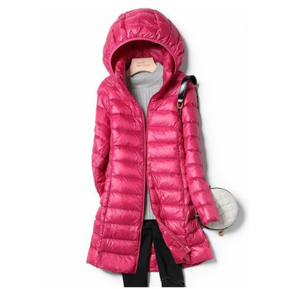 Women's Hooded Puffer Jacket for Cozy Winter Wear