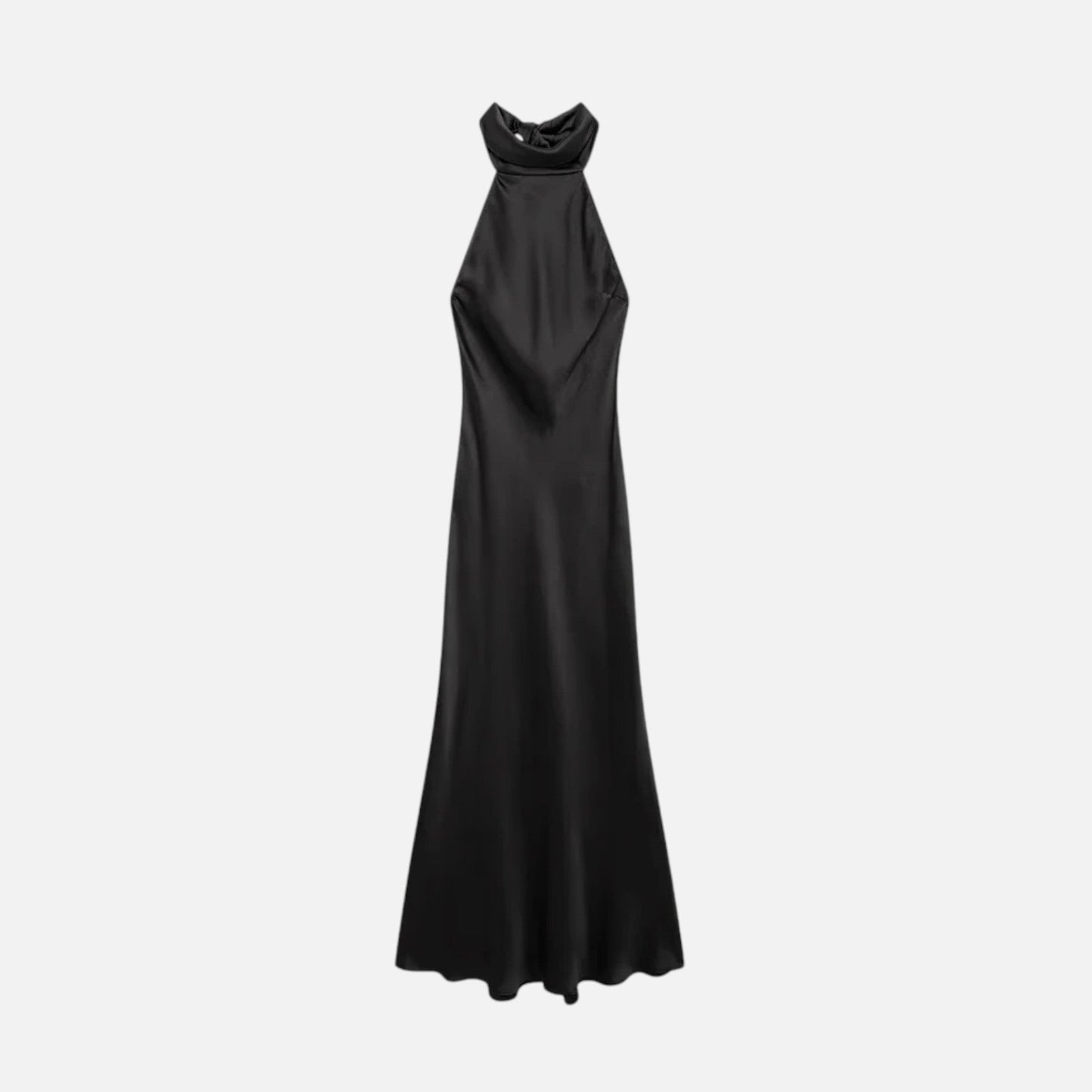 Women’s Backless Satin Long Dress - Navenport