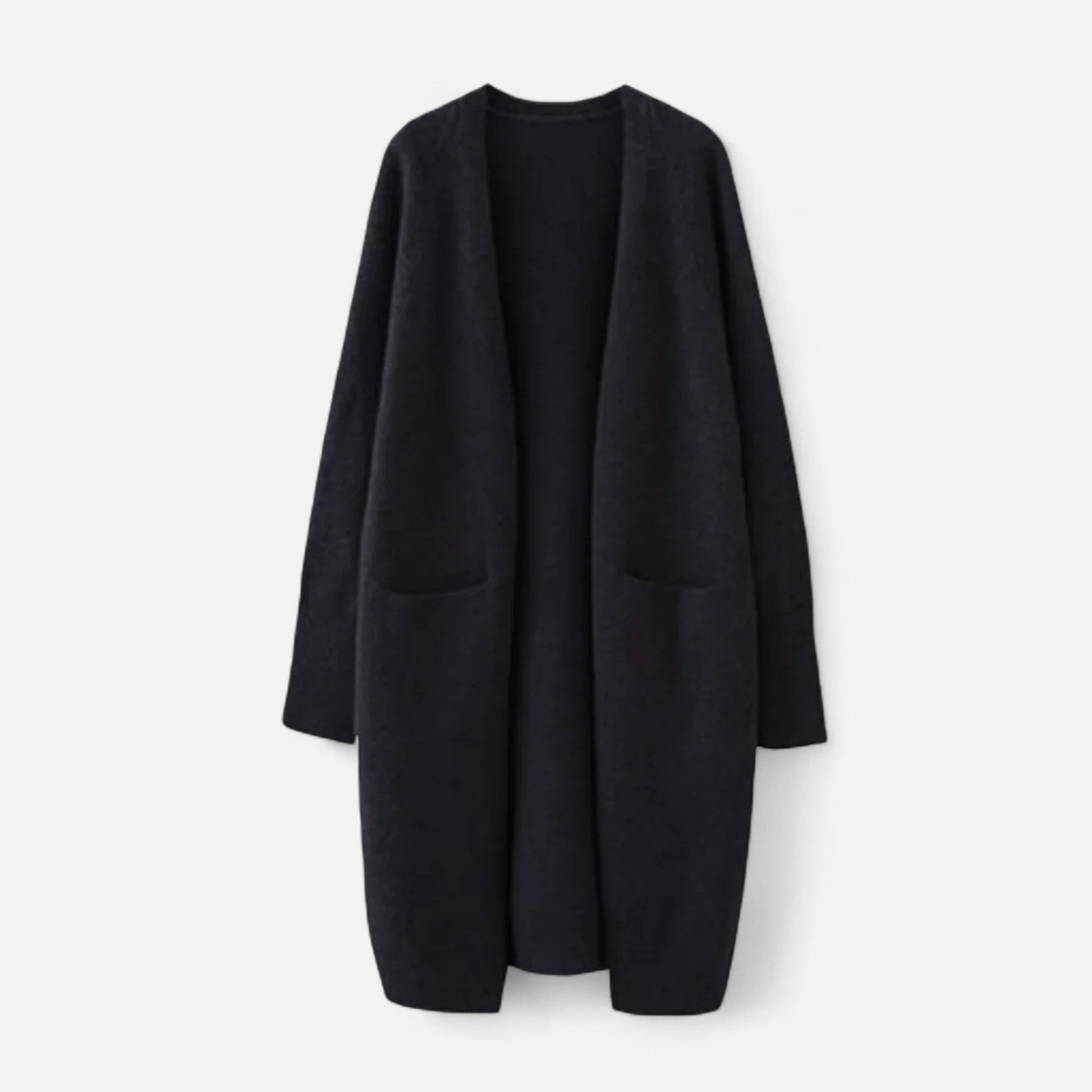 Women’s Thick Knit Cardigan – V-Neck Winter Warmth - Navenport