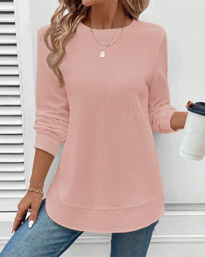Alisa O-Neck Long Sleeve Shirt