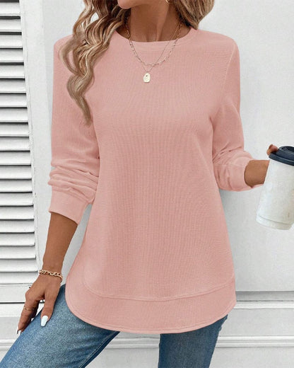 Alisa O-Neck Long Sleeve Shirt